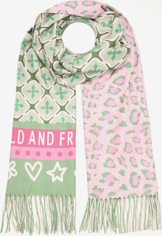 Zwillingsherz Scarf 'Cairo' in Green: front