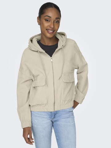 ONLY Between-Season Jacket in Beige: front