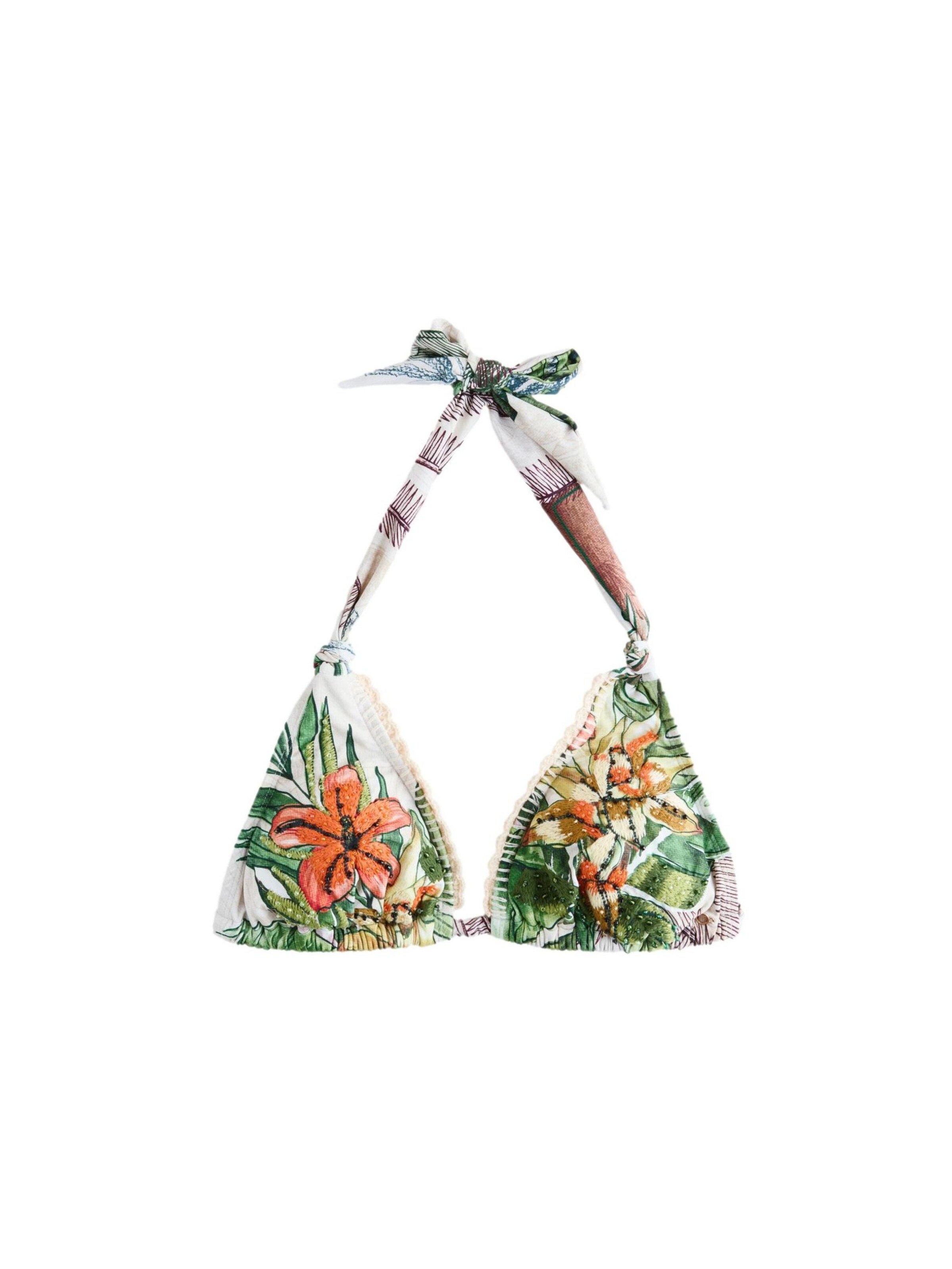 Triangle Hauts de bikini Next en beige : devant