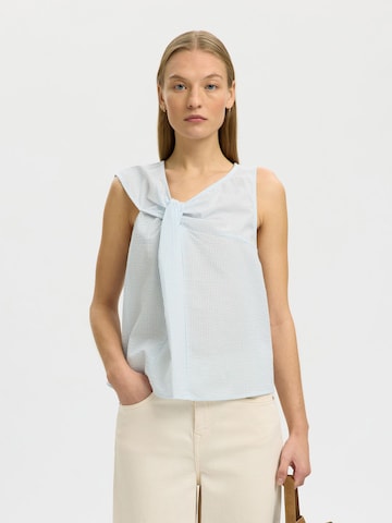 SELECTED - Blusa 'SLFHANNAH' en azul: frente