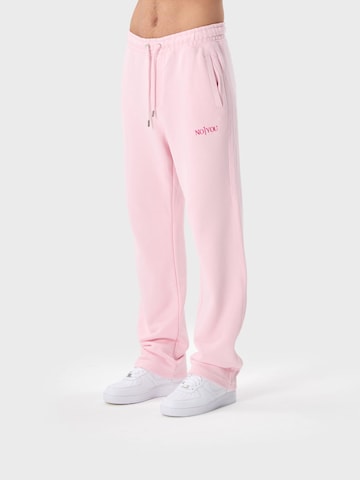 Ossy Homer Loose fit Workout Pants '450 GSM Heavy Cotton' in Pink