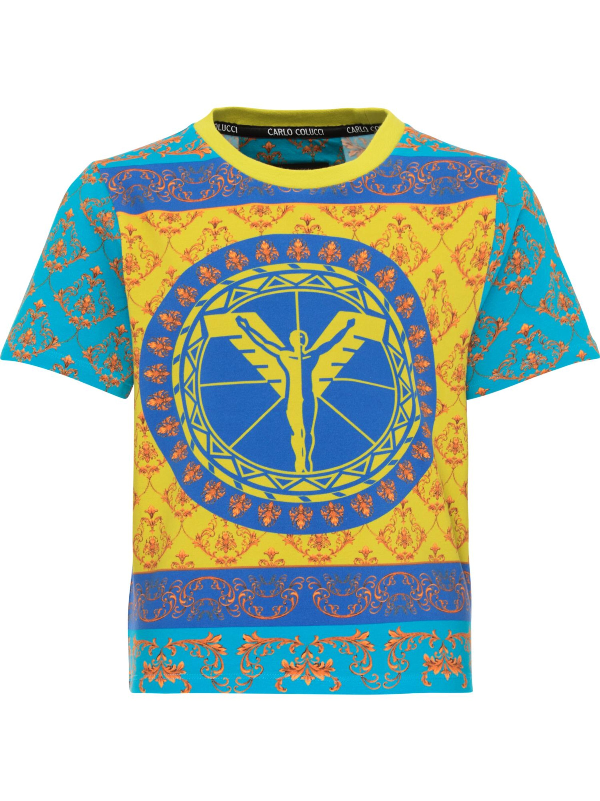 Carlo Colucci Shirt ' Codogno ' in Mixed colours: front