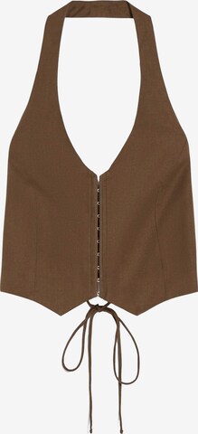 Bershka Weste in Beige: predná strana