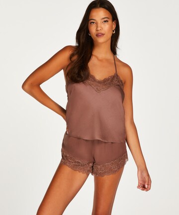 Hunkemöller Top 'Cami ' in Brown: front