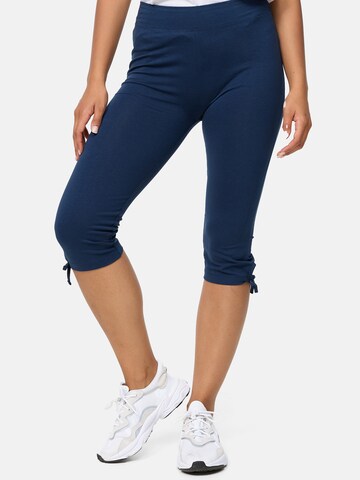 Nur Die Skinny Leggings in Blauw: voorkant