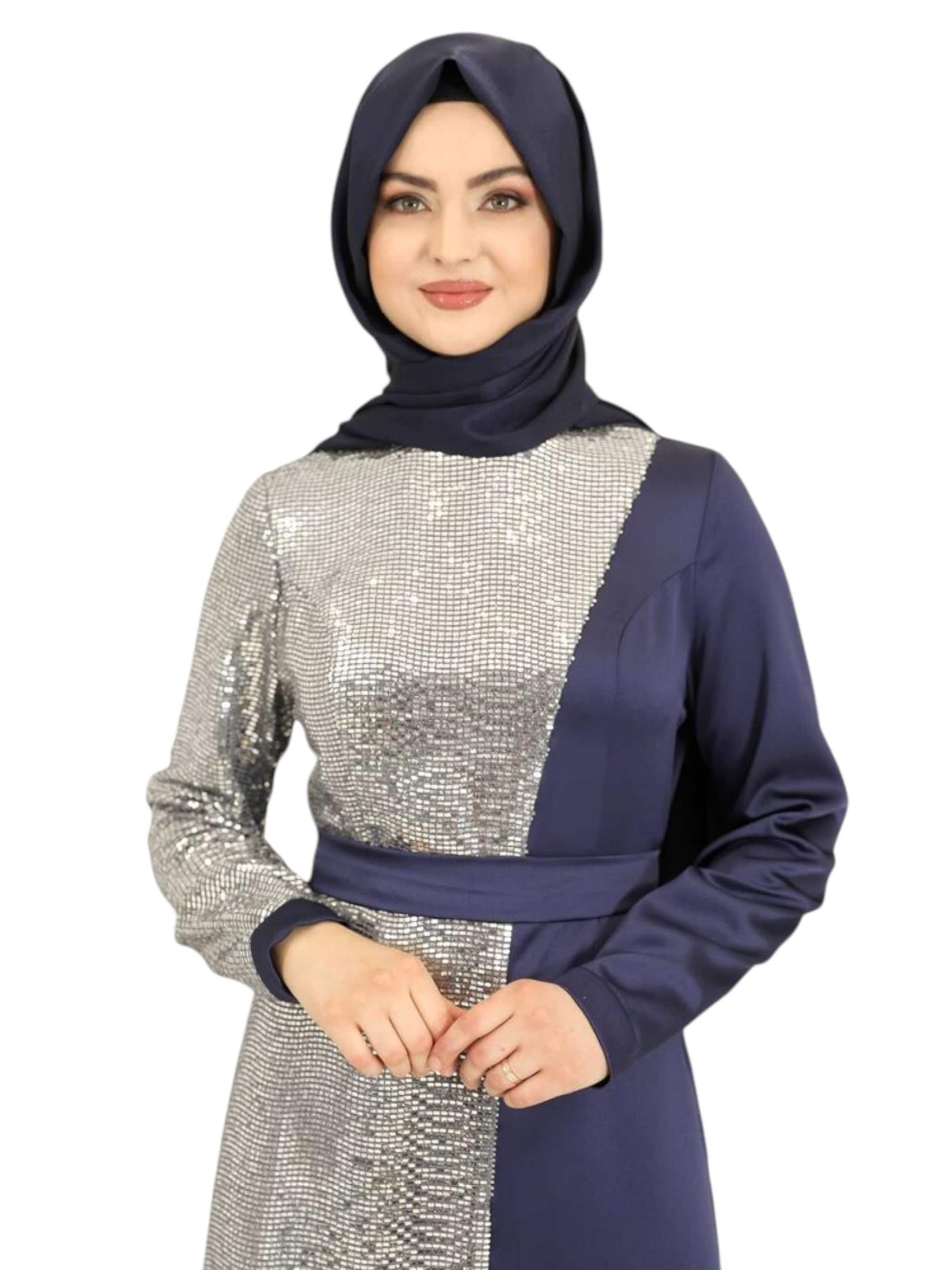 fashionshowcase Festkjole 'Firuze' i blå