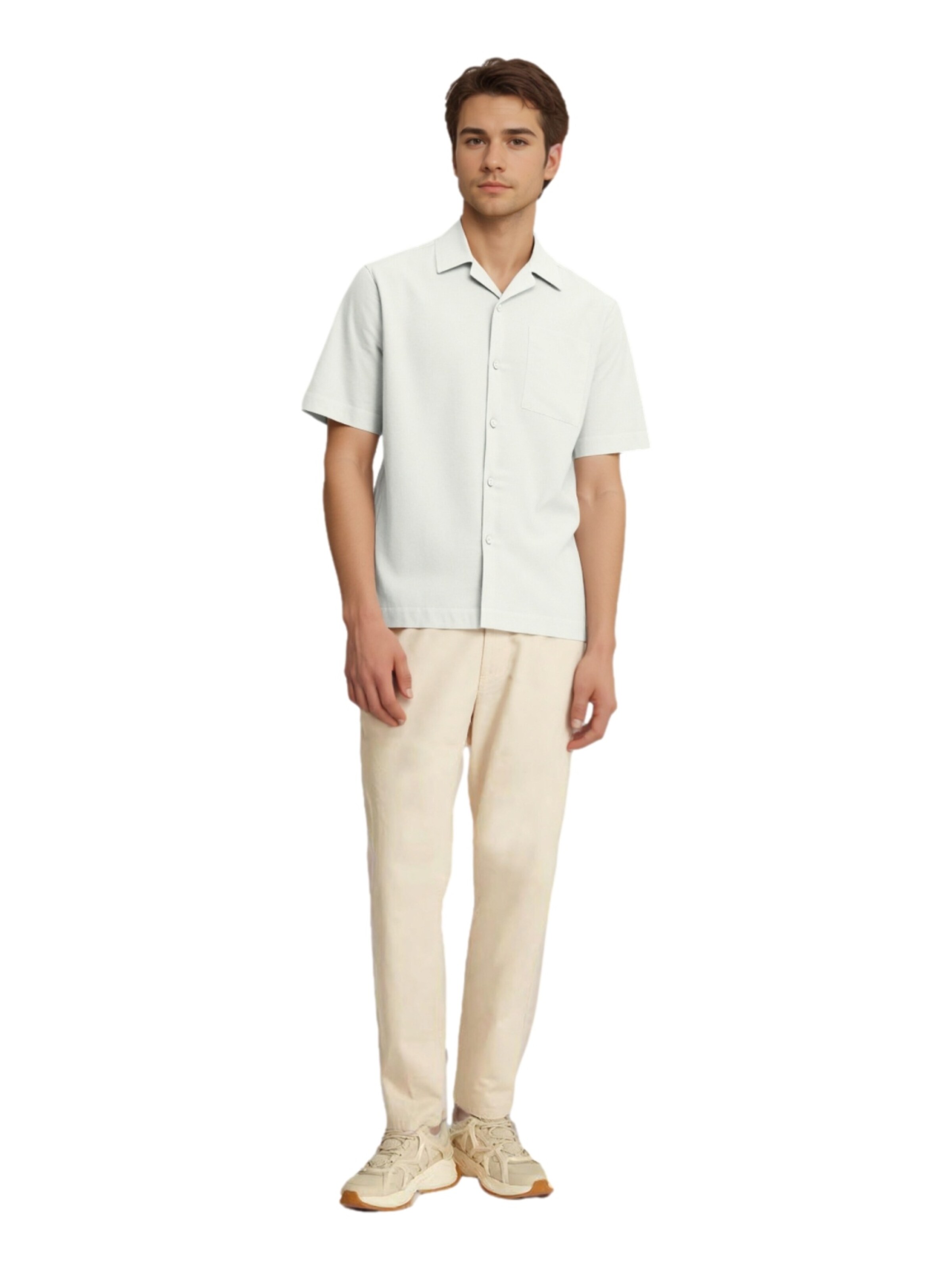 Only & Sons Классический крой Рубашка 'Laurence' в Белый