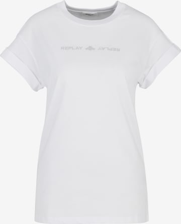 REPLAY Shirt in White: front