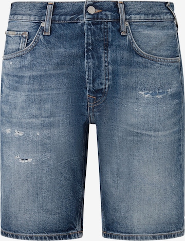 Pepe Jeans - Loosefit Vaquero 'REPAIR' en azul: frente