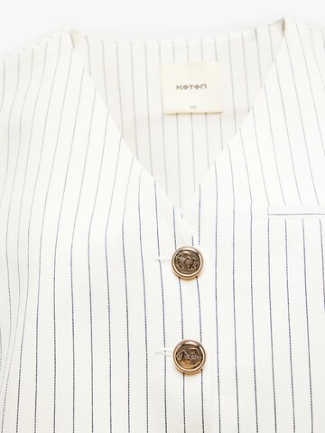 Koton Suit Vest in White
