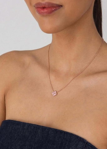 PURELEI Necklace 'Cuore Rosé' in Gold: front