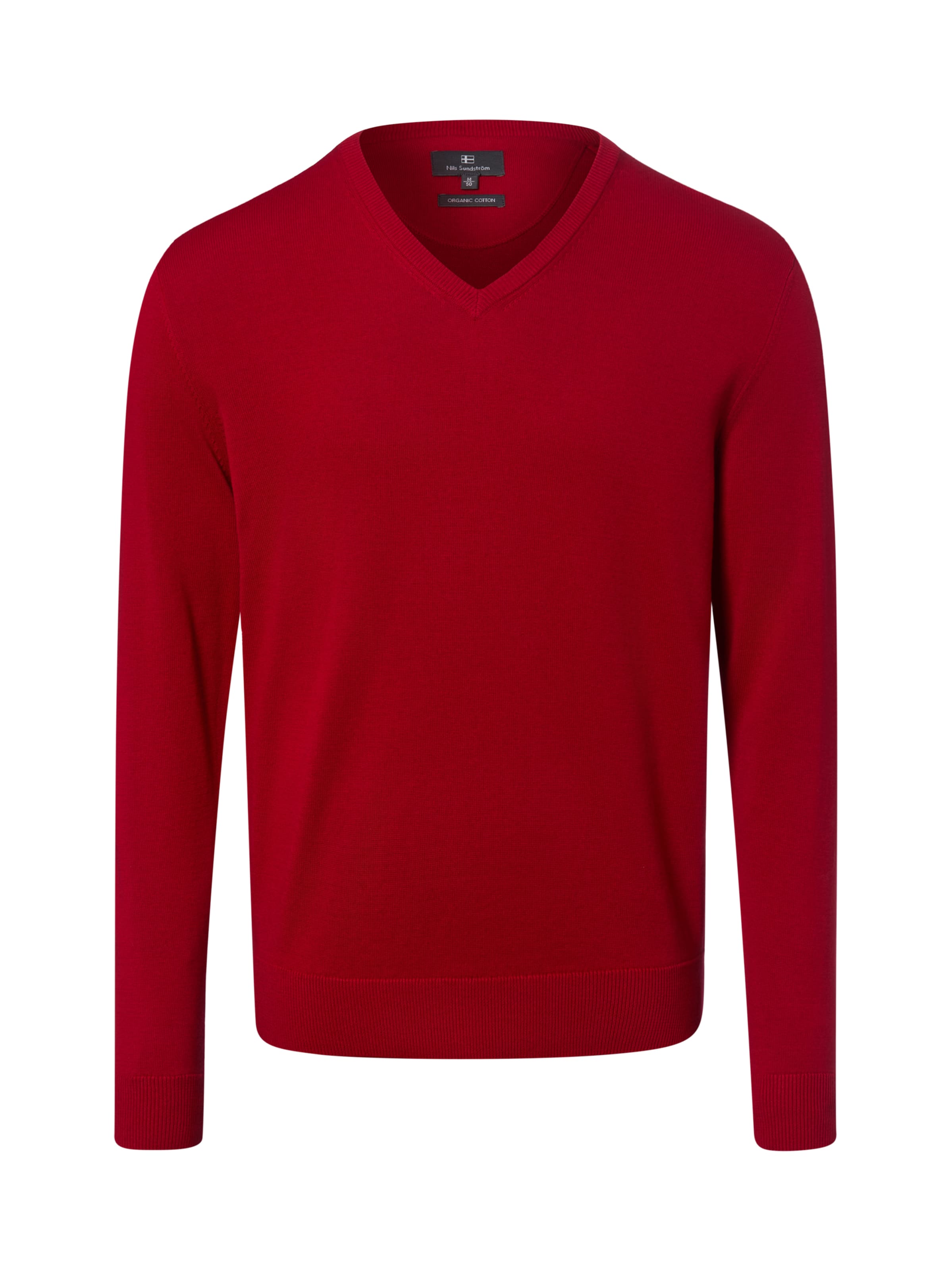 Pull-over Nils Sundström en rouge : devant