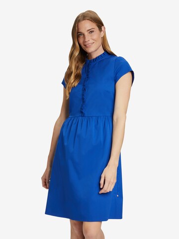 Vera Mont Sommerkleid mit Rüschen in Blau: predná strana