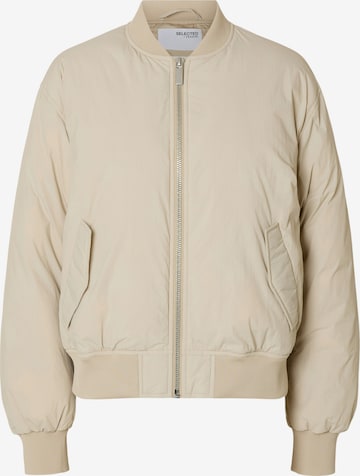 smėlio SELECTED Demisezoninė striukė 'EMMA': priekis