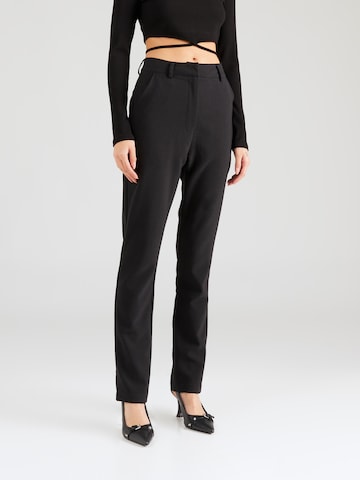 Warehouse Regular Pants in Black: front