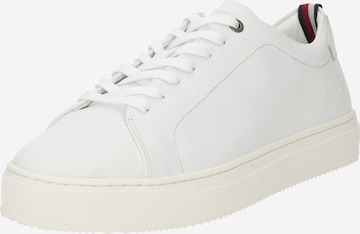 Baskets basses TOMMY HILFIGER en blanc : devant