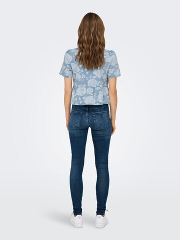 ONLY Shirt 'Zindy' in Blau