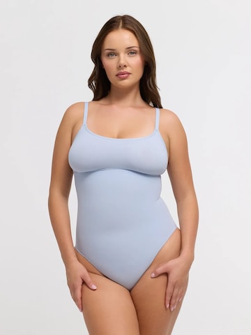 Body modellante 'Cami Sculpting Bodysuit with Slip' di cfab in blu