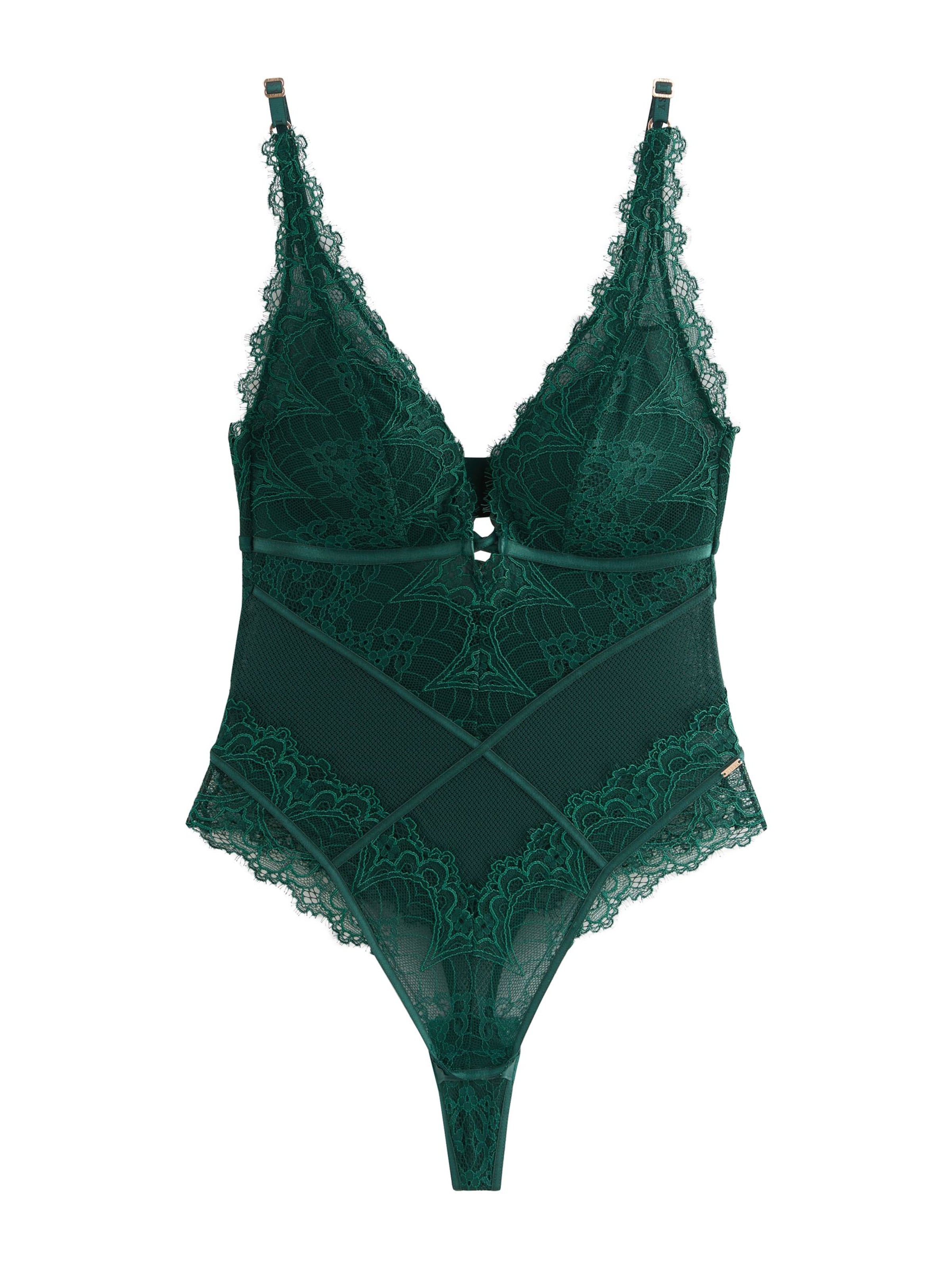 Lipsy Боди в Зеленый: спереди