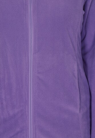 swirly Fleecejacke in Lila
