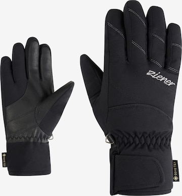 ZIENER Sporthandschuhe 'Katima' in Schwarz: Vorderseite