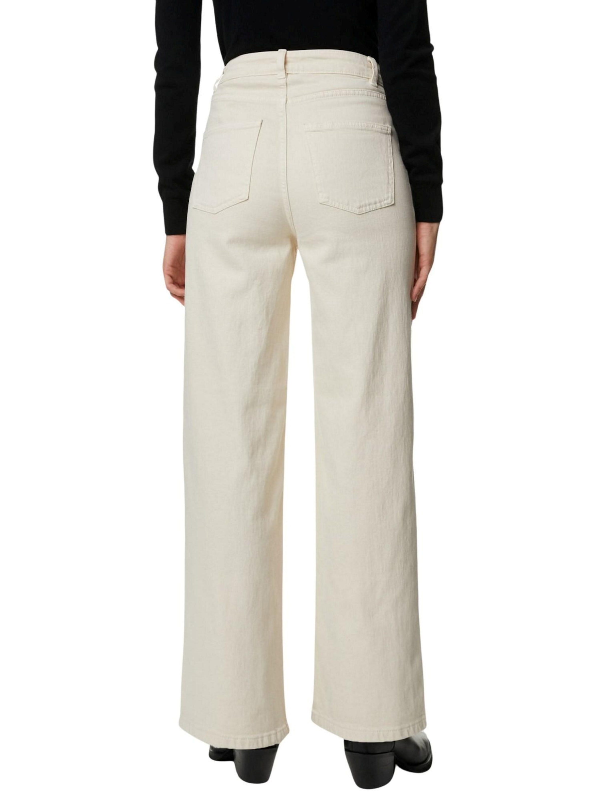 Marks & Spencer Wide Leg Jeans in Beige