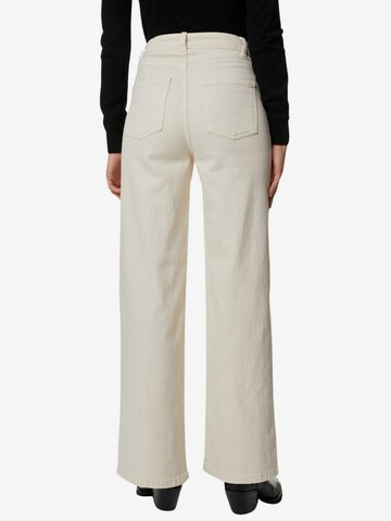 Wide leg Jeans di Marks & Spencer in beige