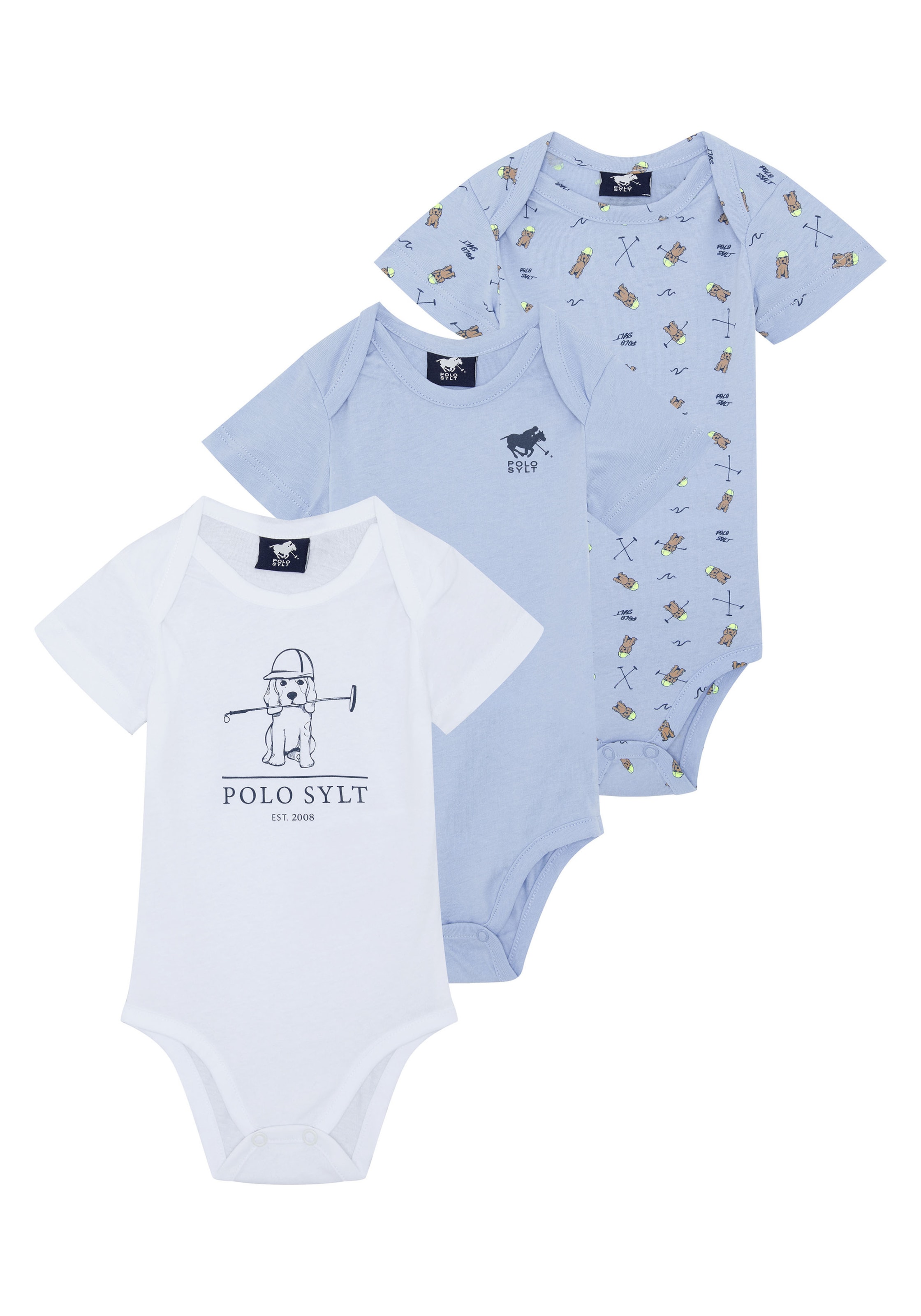 Polo Sylt Body in Blau: Vorderseite