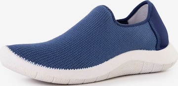 Arcopedico Slip-Ons in Blue: front