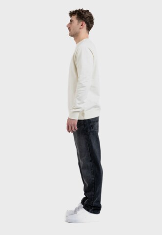 Oldskull Sweatshirt 'Asian Futurism Rider' in Weiß