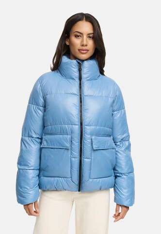 NAVAHOO Winterjas 'Eispracht 14' in Blauw: voorkant