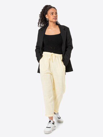 Cotton On Loose fit Pants 'CALI' in Yellow