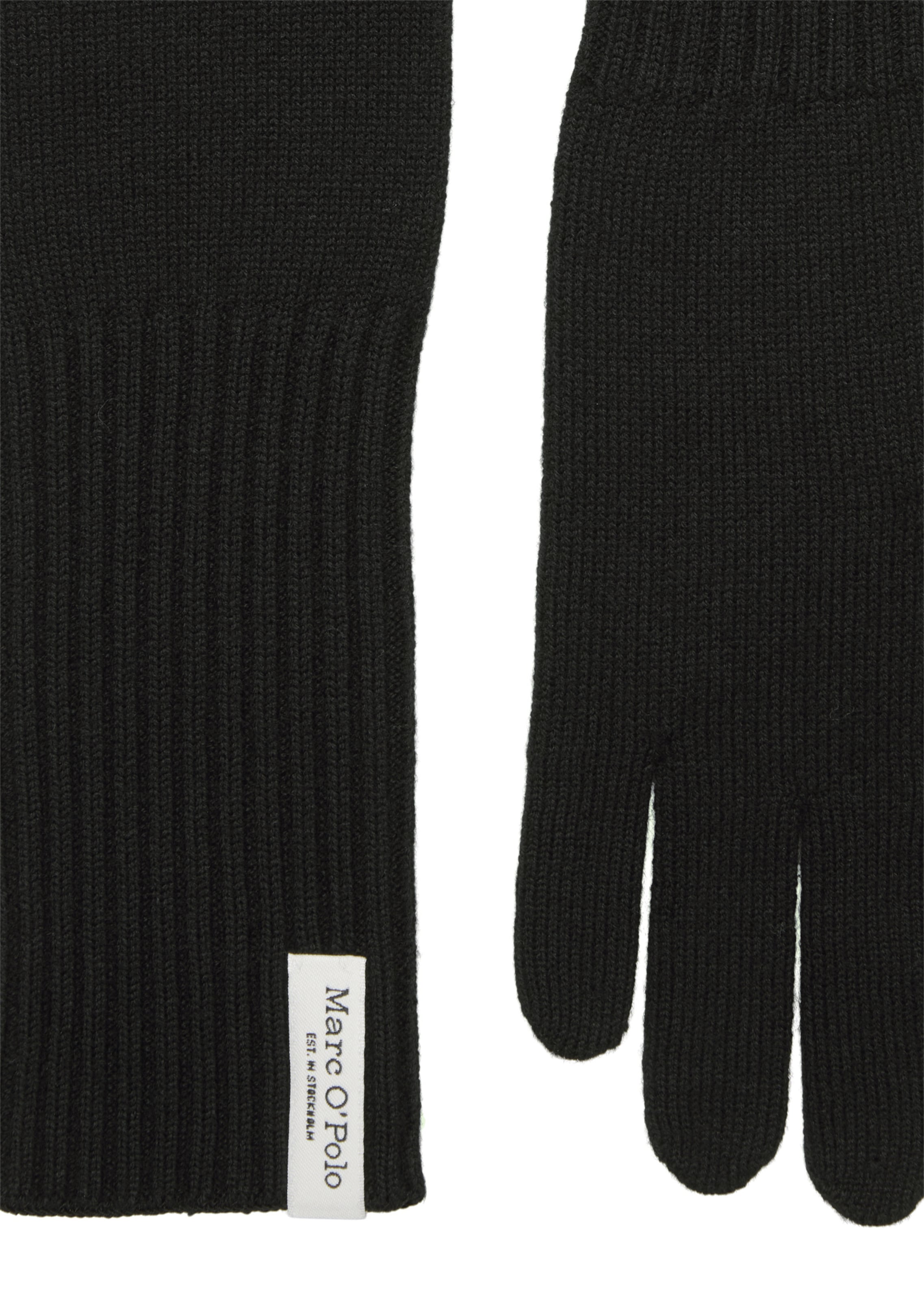 Marc O'Polo Vingerhandschoenen in Zwart