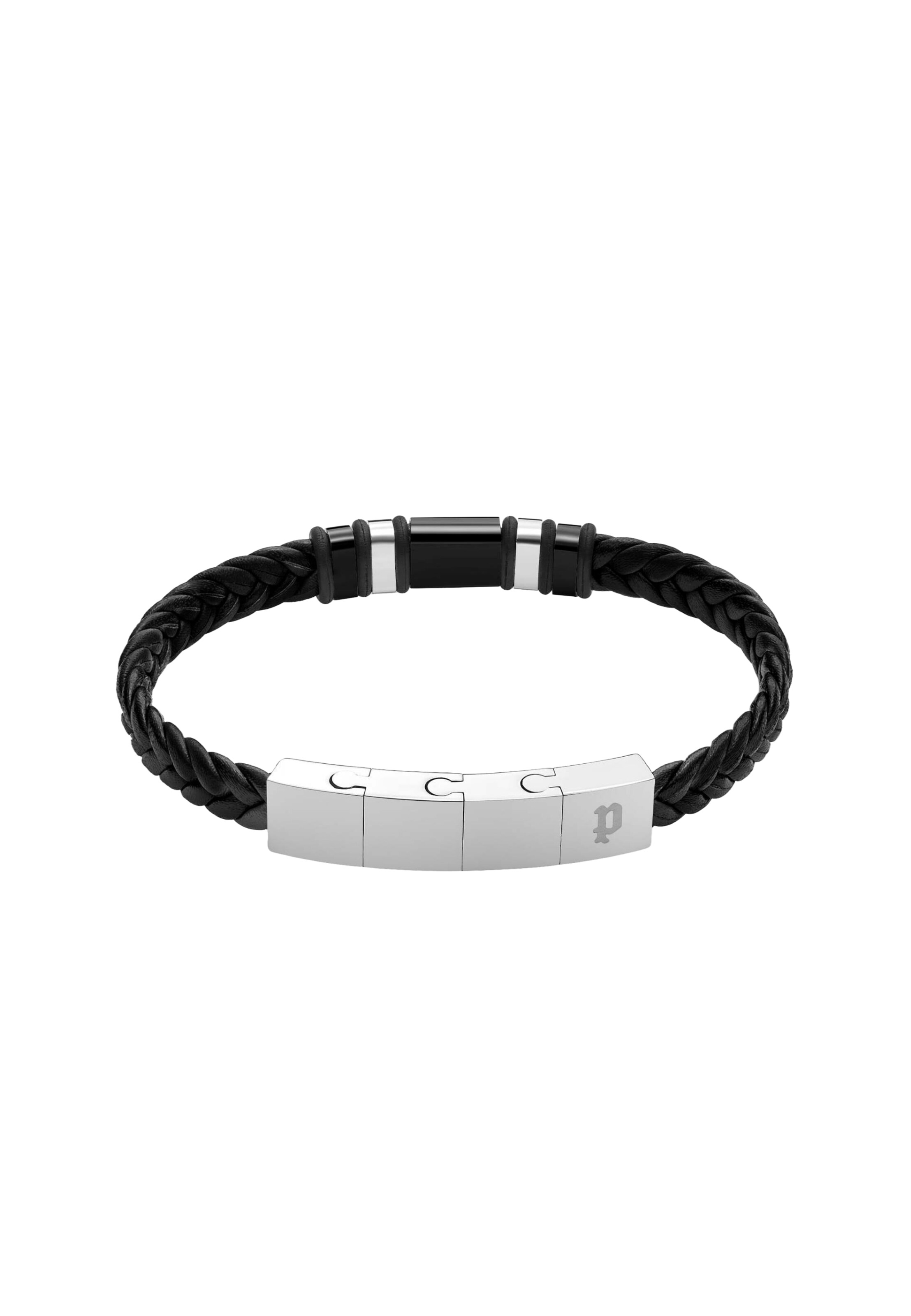 POLICE - Pulseira 'Wavebreaker' em preto