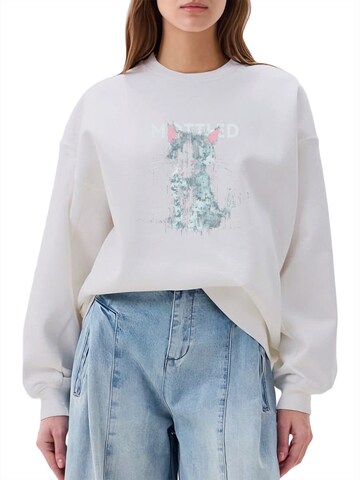 GORHEY - Sudadera 'INS Style' en blanco: frente