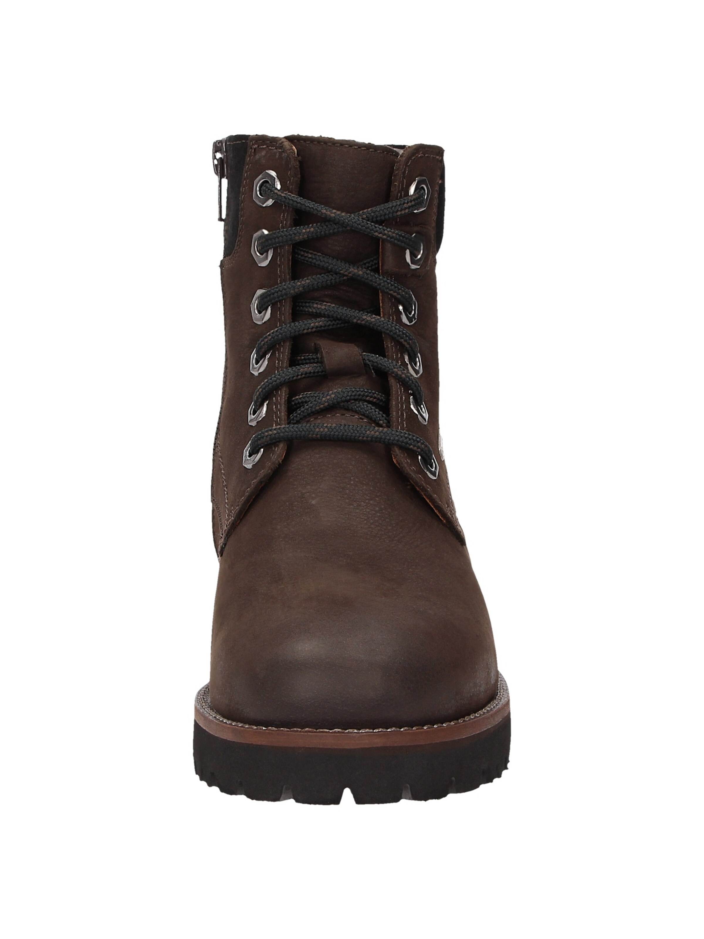 SIOUX Lace-Up Ankle Boots 'Elmiana' in Brown