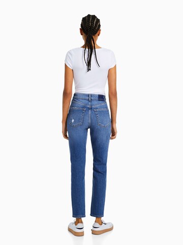 regular Jeans di Bershka in blu