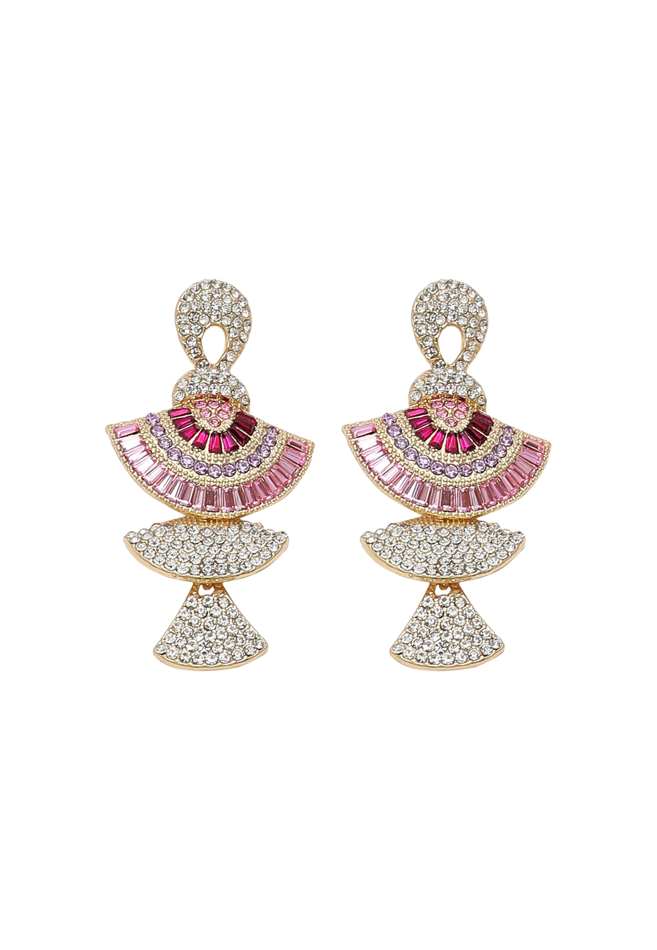 SOHI Oorbellen ' Debby ' in Gemengde kleuren: voorkant