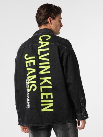 Calvin Klein Jeans Comfort Fit Jacke in Schwarz