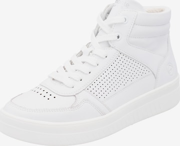 Baskets hautes REMONTE en blanc : devant