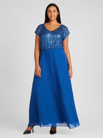 SWING Curve Вечернее платье в Синий: спереди