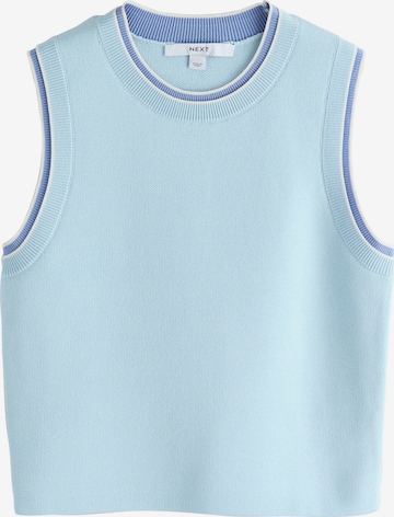 Next Gebreide top in Blauw: voorkant