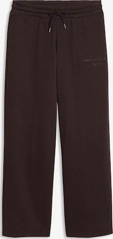 Wide Leg Pantalon 'Class' PUMA en marron : devant