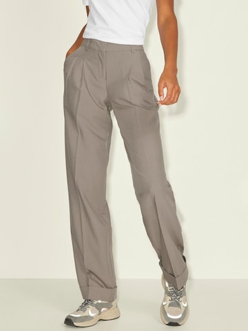 JJXX Loose fit Pleated Pants 'Mary' in Grey: front