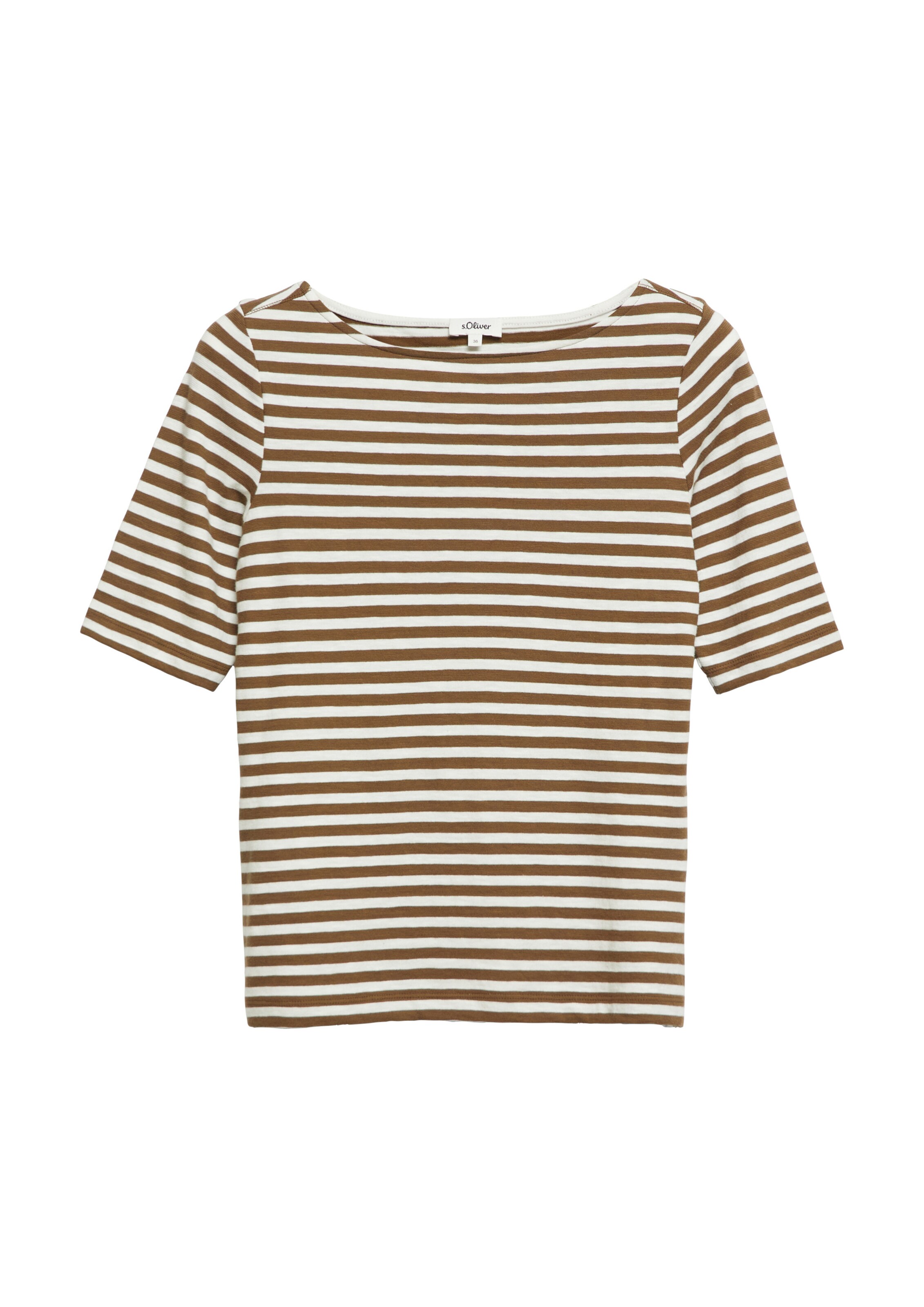 s.Oliver Shirt in Brown: front