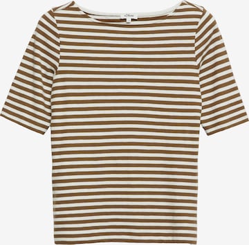 T-shirt s.Oliver en marron : devant