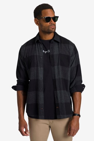 STHUGE Regular fit Button Up Shirt in Grey: front