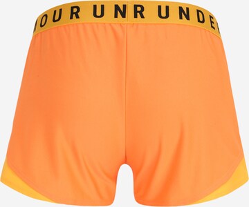 UNDER ARMOUR Regular Urheiluhousut 'Play Up 3.0' värissä oranssi