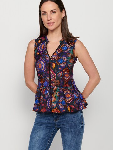 KOROSHI Blouse in Gemengde kleuren