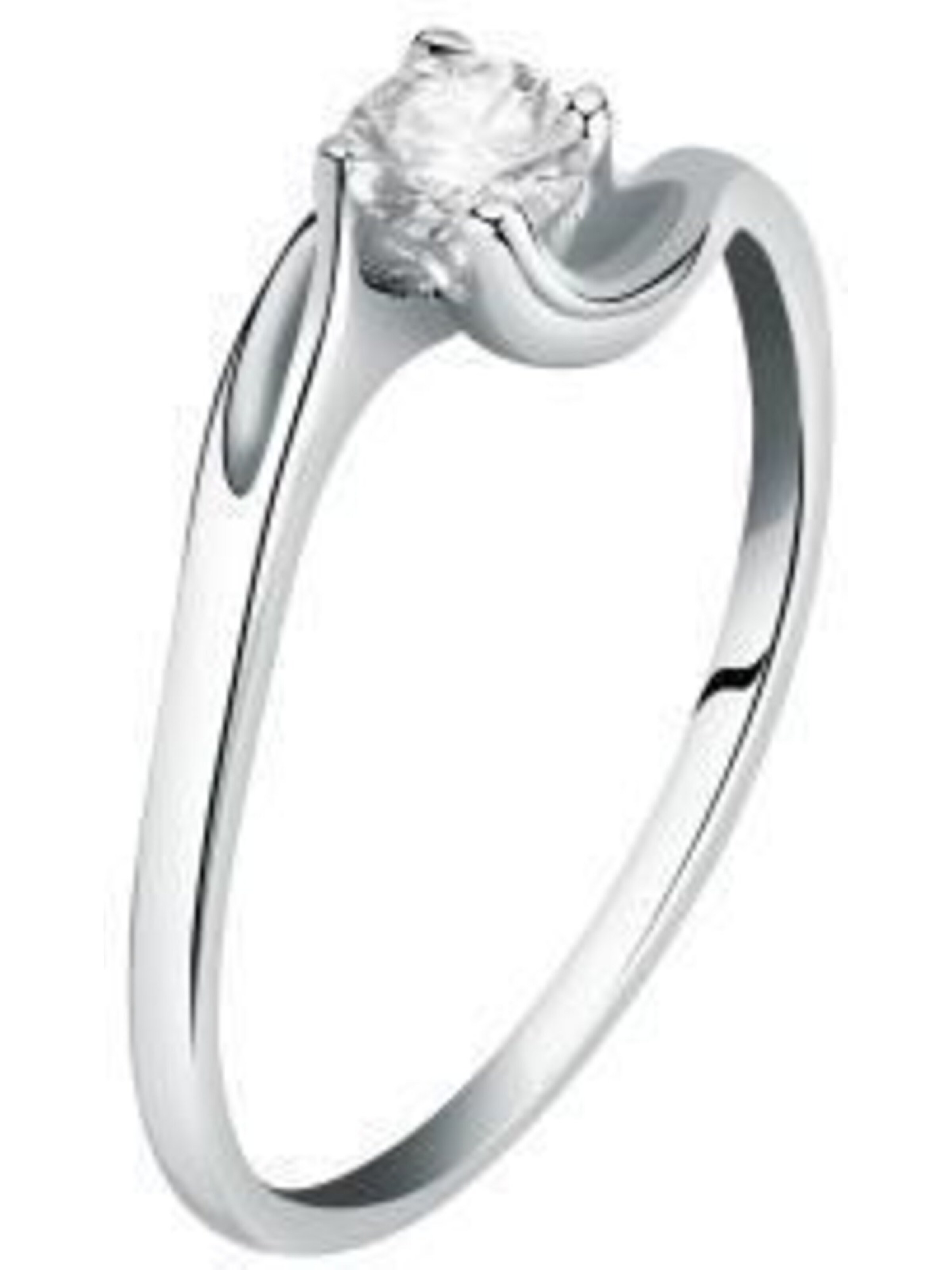 CHRIST Ring in Silber: Vorderseite